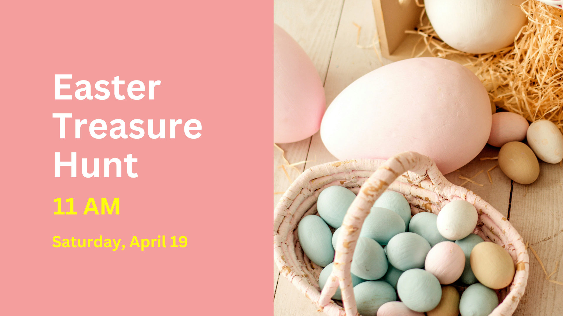 Easter Treasure Hunter April 19 2025 at 11 AM